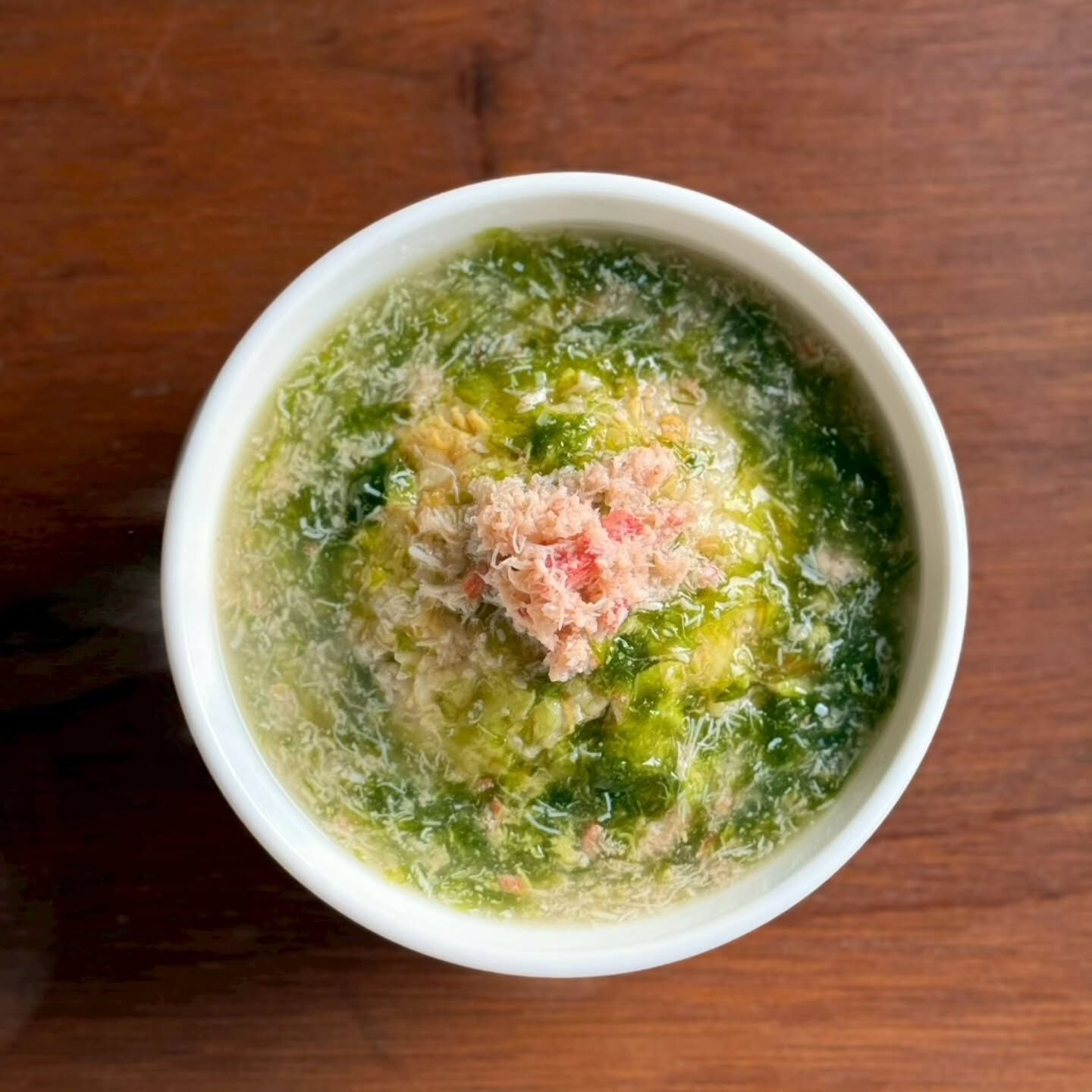 【カニと青海苔のあんかけチャーハン】