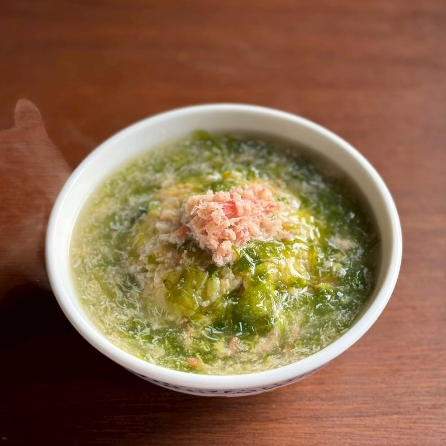 【カニと青海苔のあんかけチャーハン】