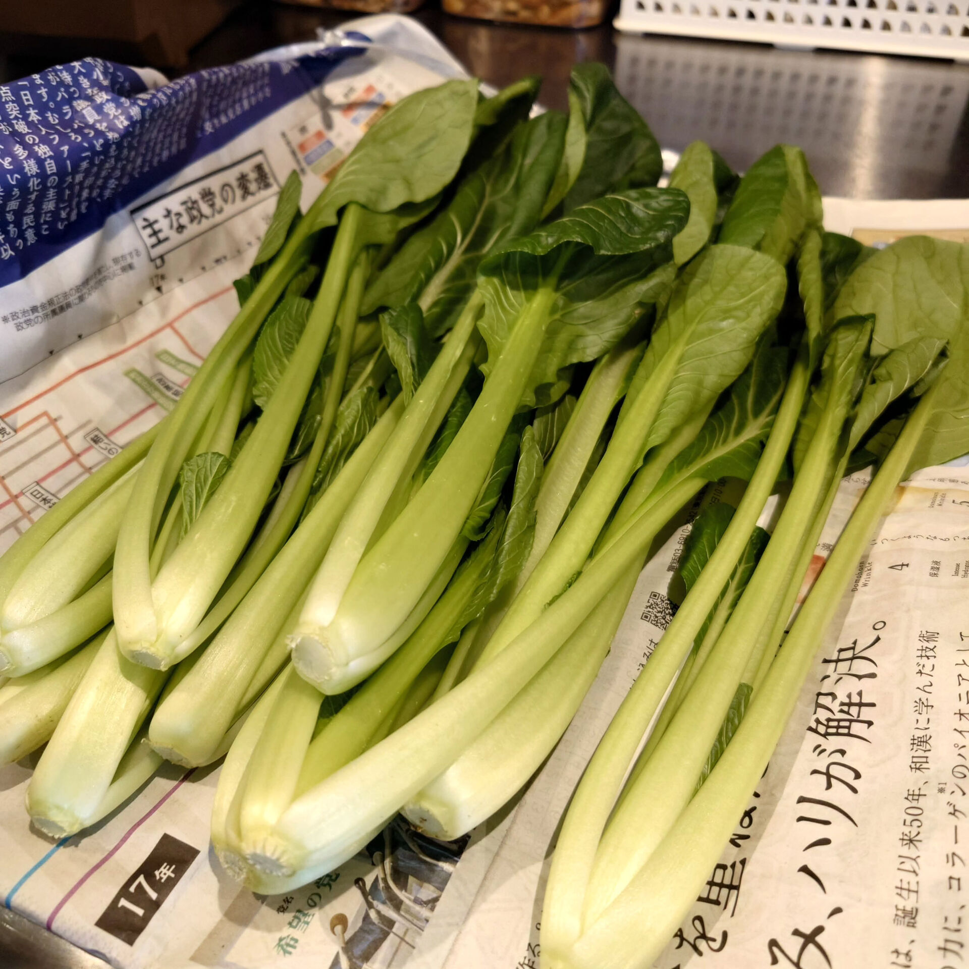 【小松菜炒め】