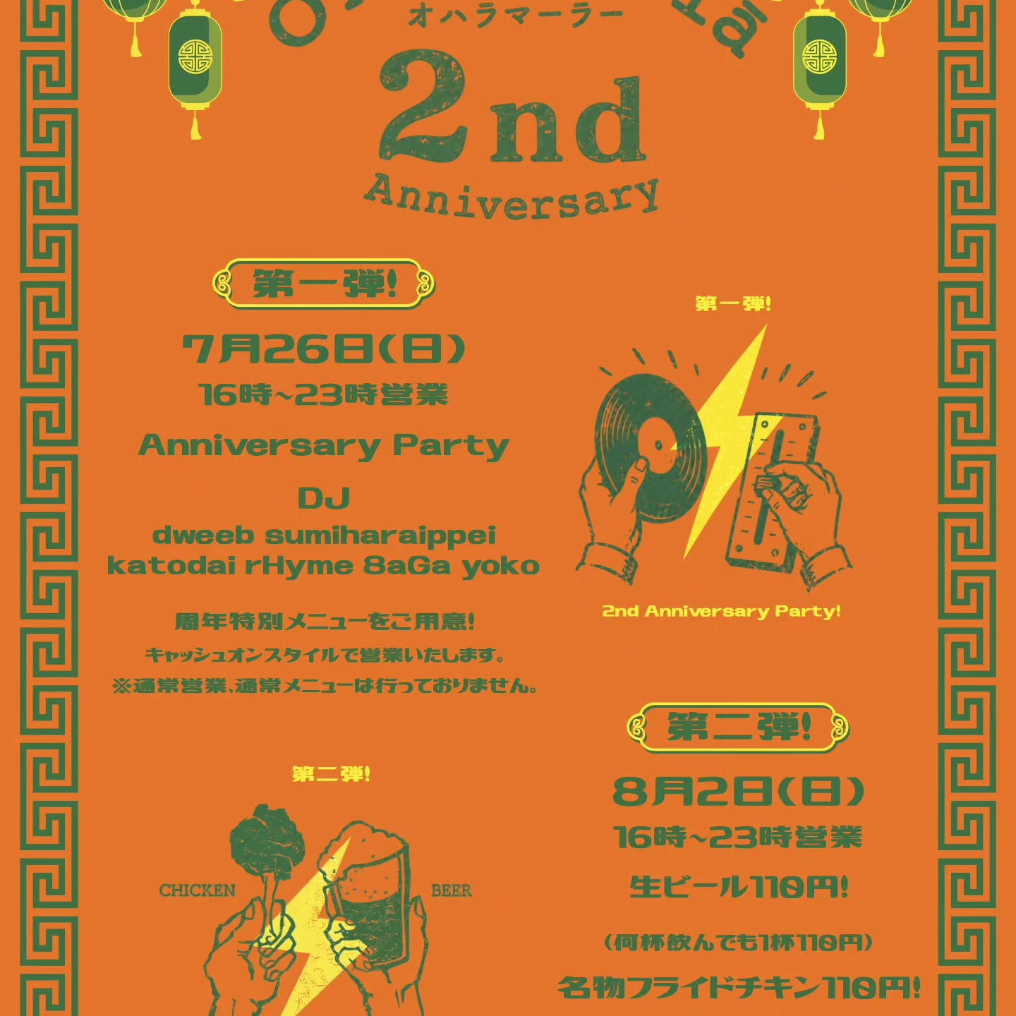 【オハラマーラー2周年イベント開催】