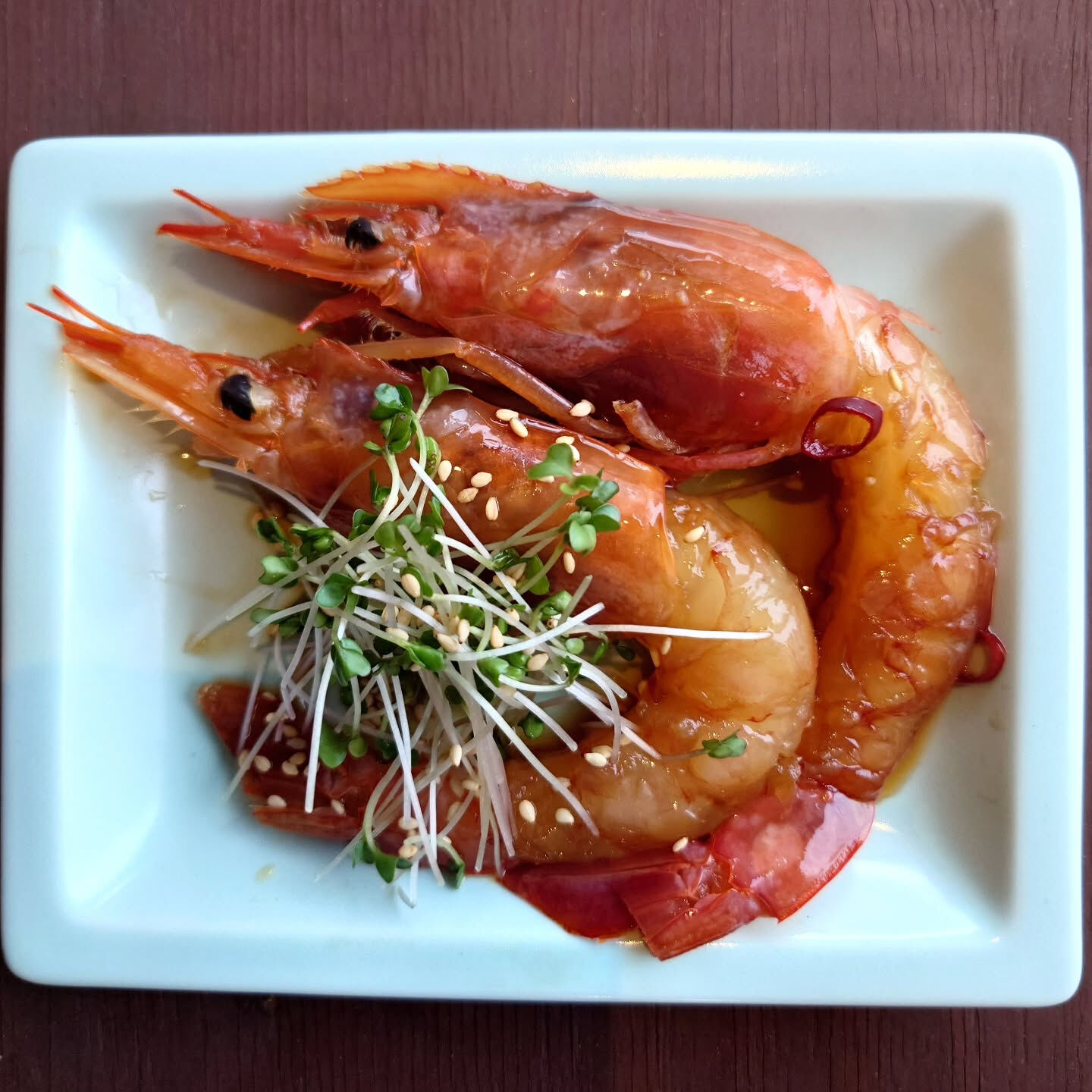 【赤海老の紹興酒漬け】