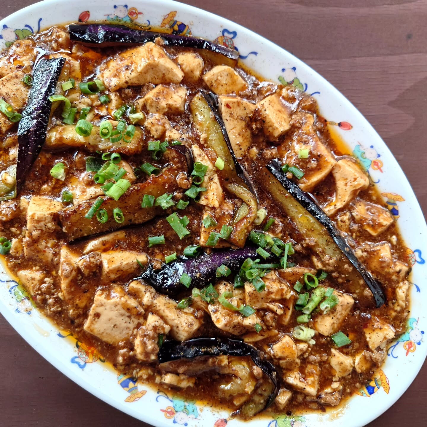 【麻婆茄子豆腐】